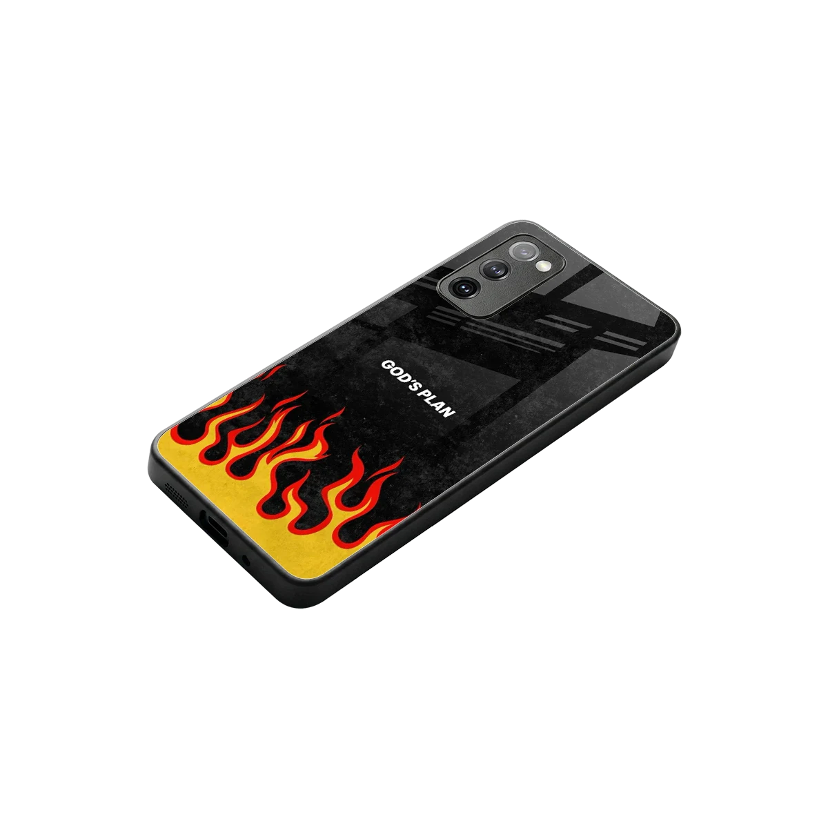 Gods Plan stylish phone case for samsung galaxy s20 fe | glossy glass and slim fit