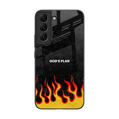Gods Plan back phone cover | glass case for samsung galaxy s22
