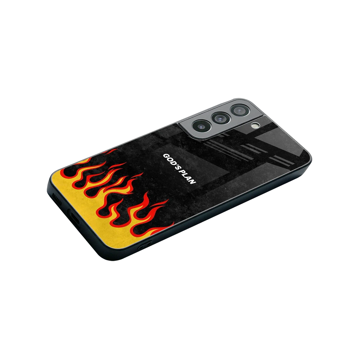 Gods Plan stylish phone case for samsung galaxy s22 | glossy glass and slim fit