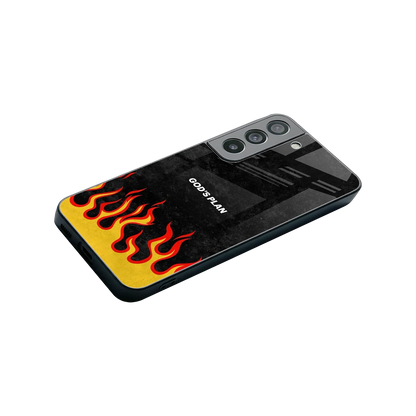 Gods Plan stylish phone case for samsung galaxy s22 | glossy glass and slim fit