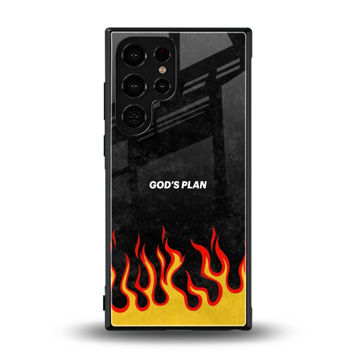 Gods Plan back phone cover | glass case for samsung galaxy s23 ultra