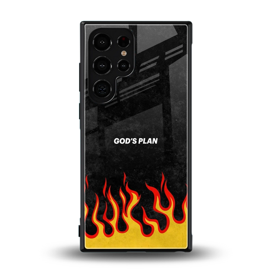 Gods Plan back phone cover | glass case for samsung galaxy s23 ultra