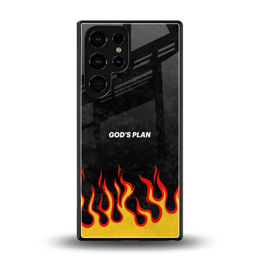 Gods Plan back phone cover | glass case for samsung galaxy s25 ultra
