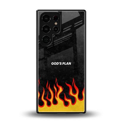 Gods Plan back phone cover | glass case for samsung galaxy s26 ultra