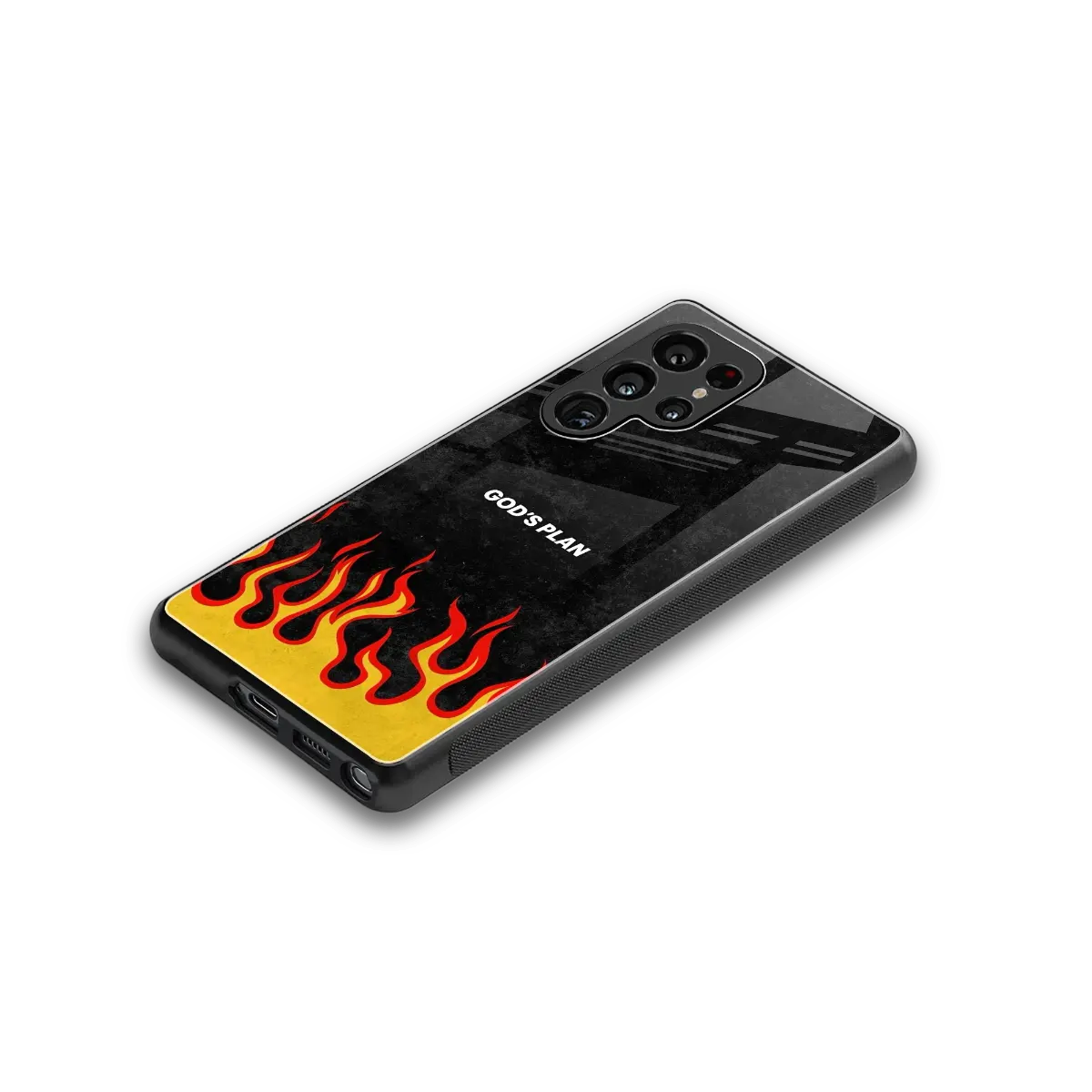 Gods Plan stylish phone case for samsung galaxy s26 ultra | glossy glass and slim fit