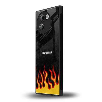 Gods Plan vivo v30e mobile cover | shockproof glass phone case