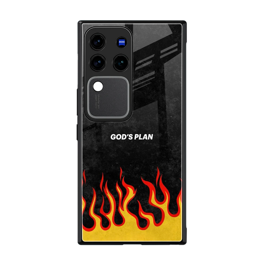Gods Plan back phone cover | glass case forvivo v30 pro