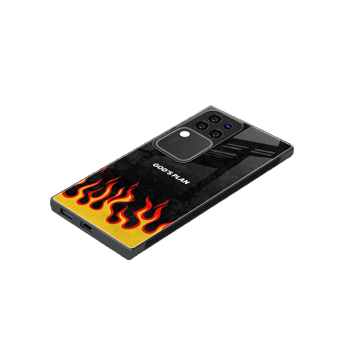 Gods Plan stylish phone case forvivo v30 pro | glossy glass and slim fit