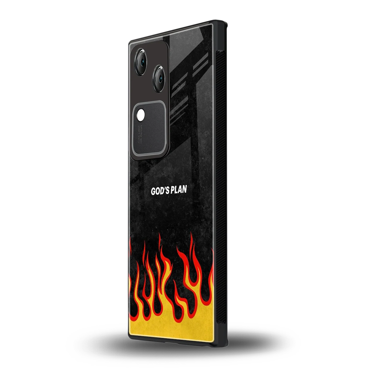 Gods Plan vivo v30 mobile cover | shockproof glass phone case