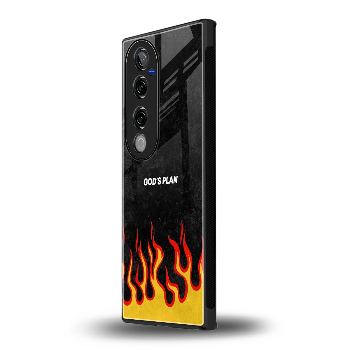 Gods Plan vivo v40 pro mobile cover | shockproof glass phone case