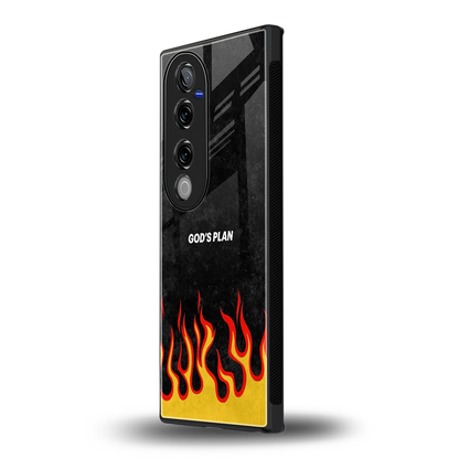 Gods Plan vivo v40 pro mobile cover | shockproof glass phone case