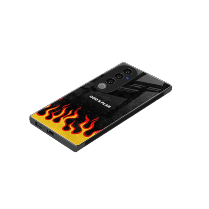 Gods Plan stylish phone case for vivo v40 pro | glossy glass and slim fit