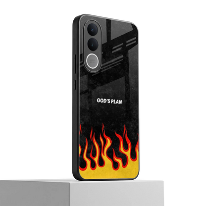Gods Plan vivo v70 fe mobile cover | shockproof glass phone case