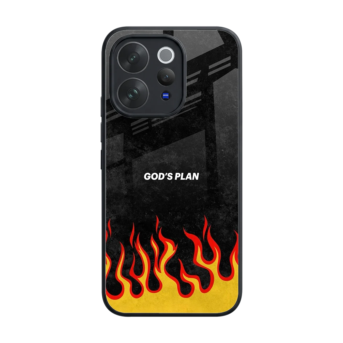 Gods Plan back phone cover | glass case for vivo v70