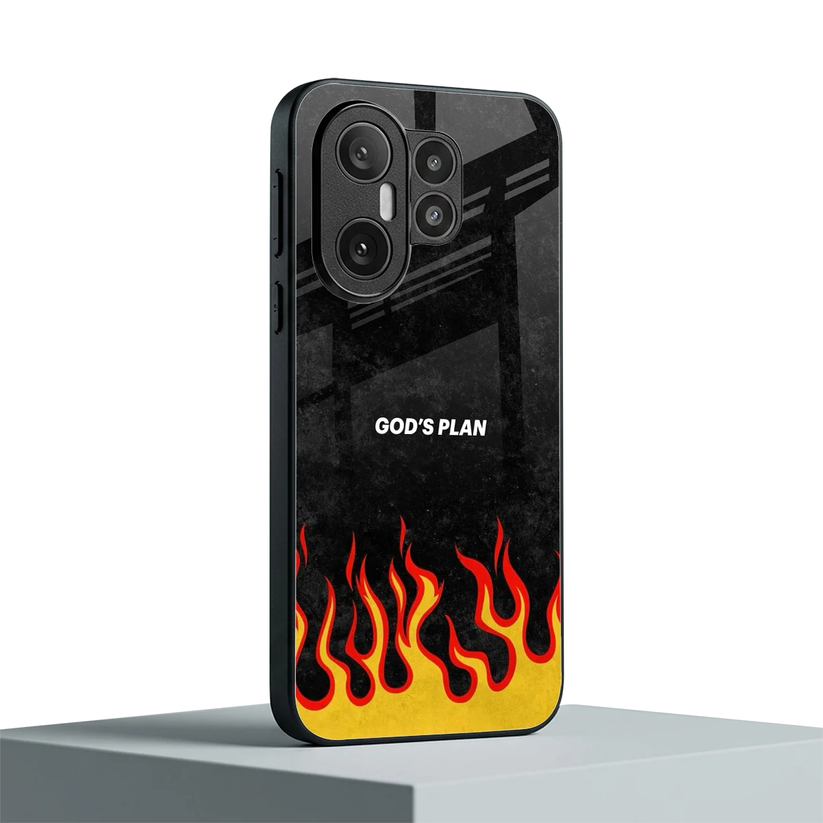 Gods Plan vivo x200 fe mobile cover | shockproof glass phone case