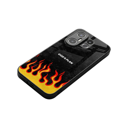 Gods Plan stylish phone case for vivo x200 fe | glossy glass and slim fit