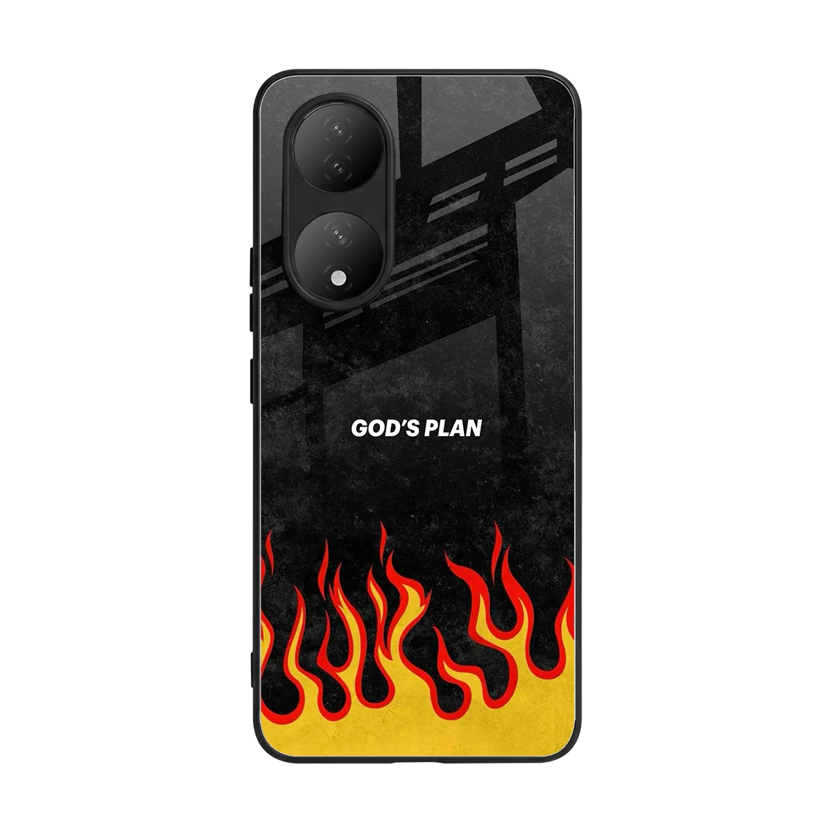 Gods Plan back phone cover | glass case for Vivo-y100