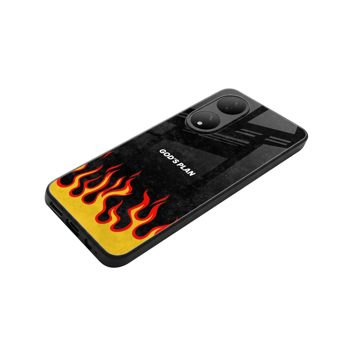 Gods Plan stylish phone case for Vivo-y100 | glossy glass and slim fit
