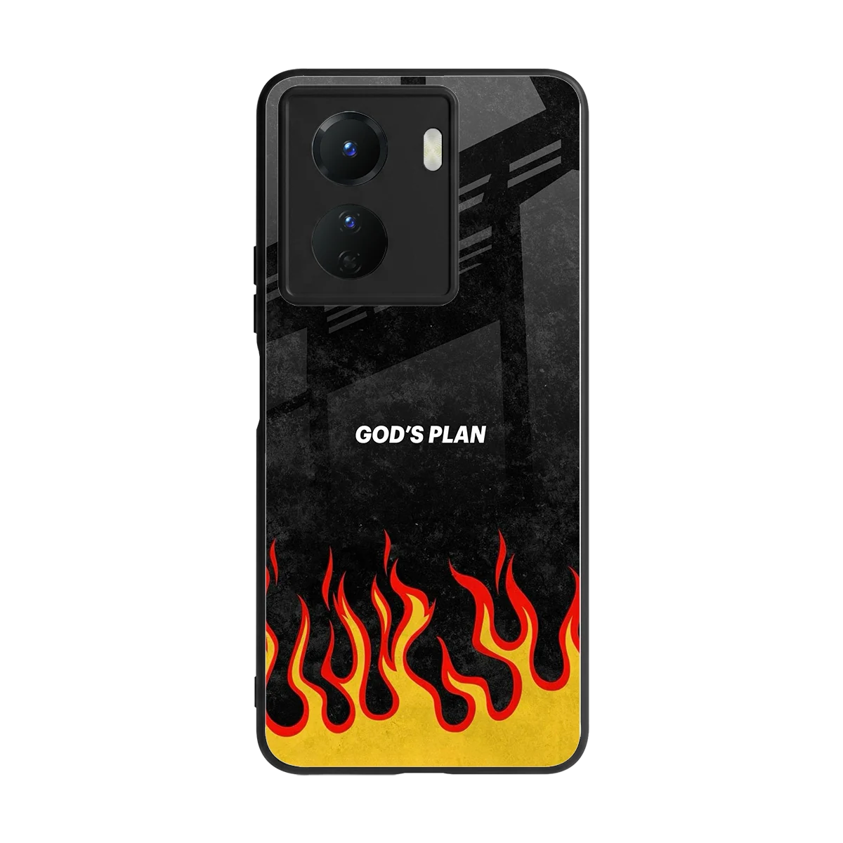 Gods Plan back phone cover | glass case for vivo y16