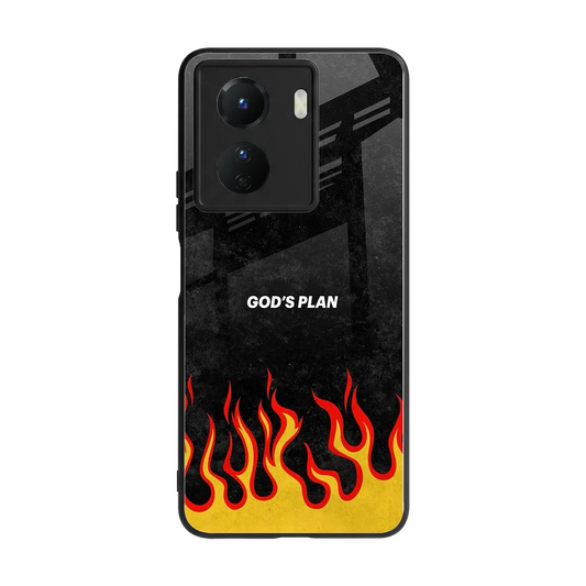 Gods Plan back phone cover | glass case for vivo y16