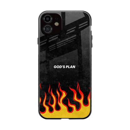 Gods Plan back phone cover | glass case for iphone 12