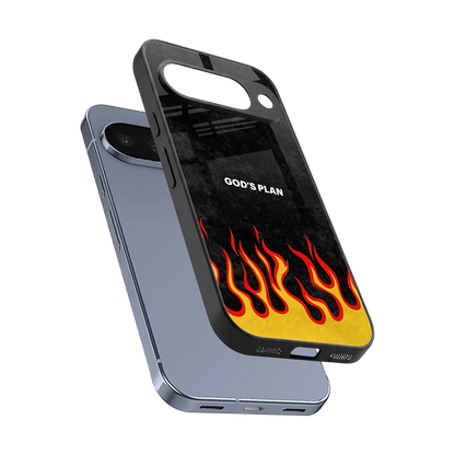 Gods Plan sleek google pixel 10 cover with tempered glass back and TPU edges