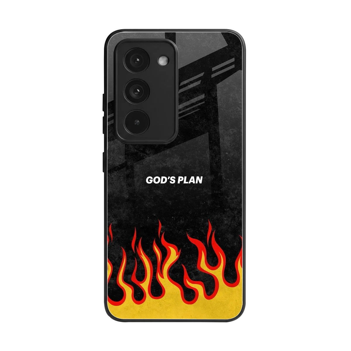 Gods Plan back phone cover | glass case for redmi 15 5g