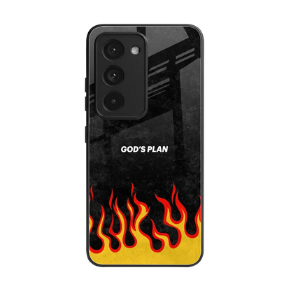 Gods Plan back phone cover | glass case for redmi 15 5g