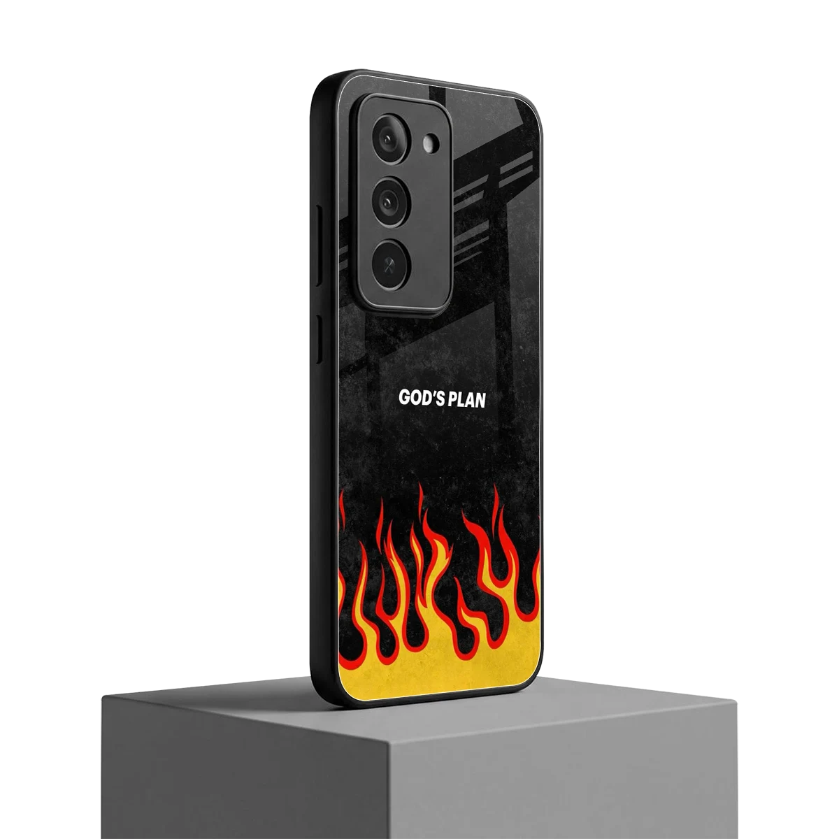 Gods Plan redmi 15 5g mobile cover | shockproof glass phone case