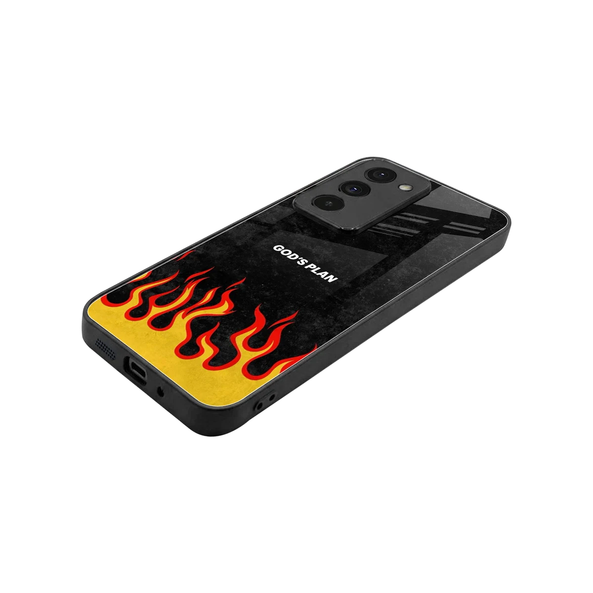 Gods Plan stylish phone case for redmi 15 5g | glossy glass and slim fit