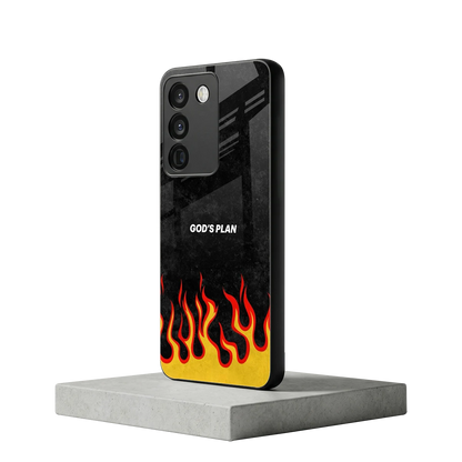 Gods Plan vivo y200 5g mobile cover | shockproof glass phone case