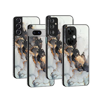 Stylish Glass Back Case for All Smartphones iPhone, Samsung, OnePlus, Pixel, Redmi, Oppo, Vivo, Motorola