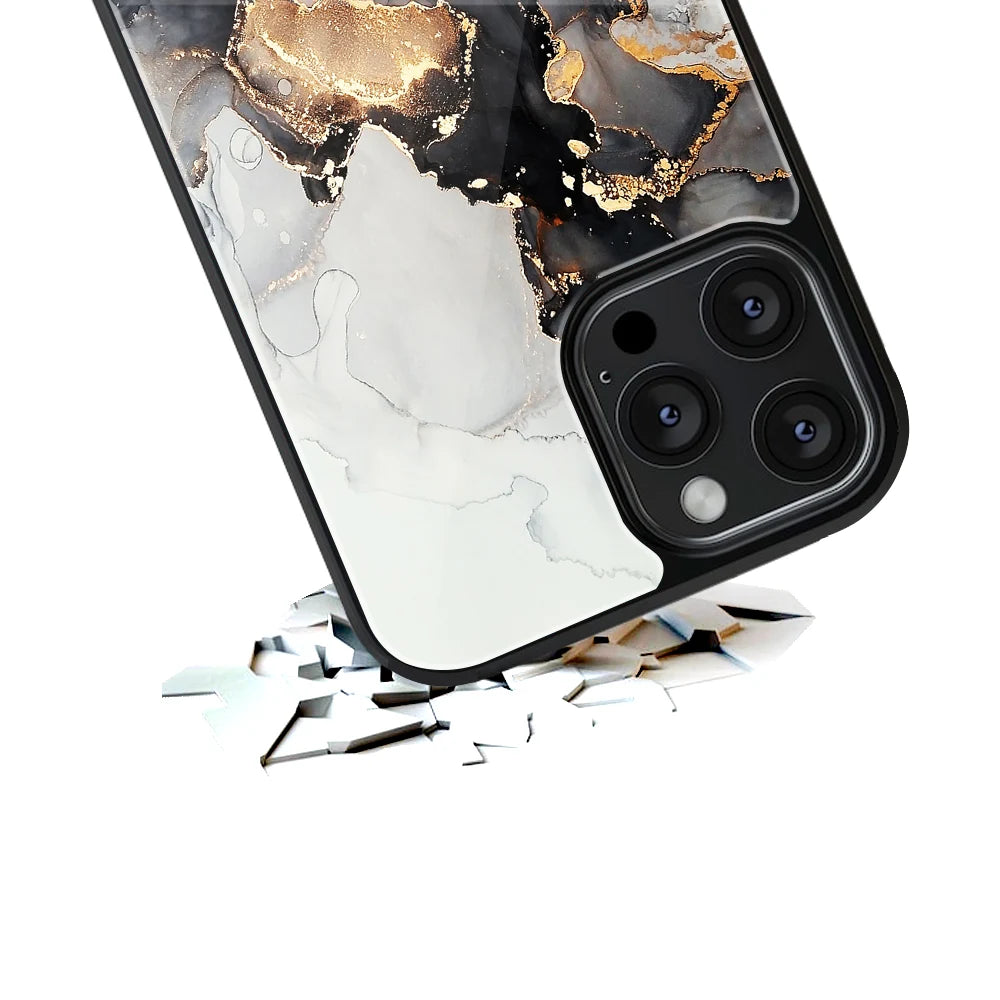 Durable Glass Back Mobile Case for iPhone, Samsung, OnePlus, Google Pixel, Redmi, Vivo, Oppo
