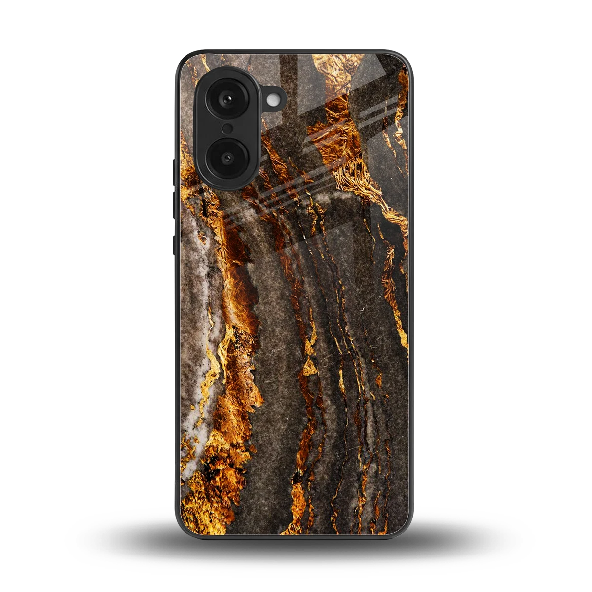 Golden Blaze back phone cover | glass case for oneplus nord ce5 5g