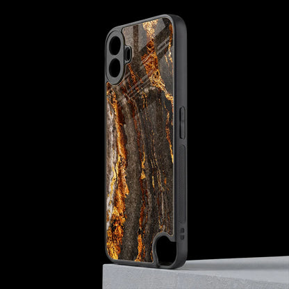 Golden Blaze cmf nothing phone 1 mobile cover | shockproof glass phone case