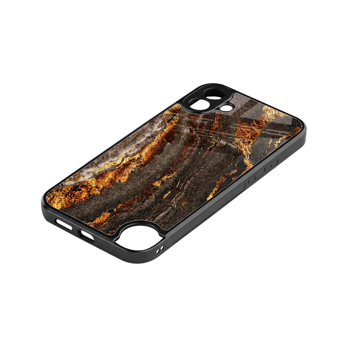 Golden Blaze stylish phone case for cmf nothing phone 1 | glossy glass and slim fit