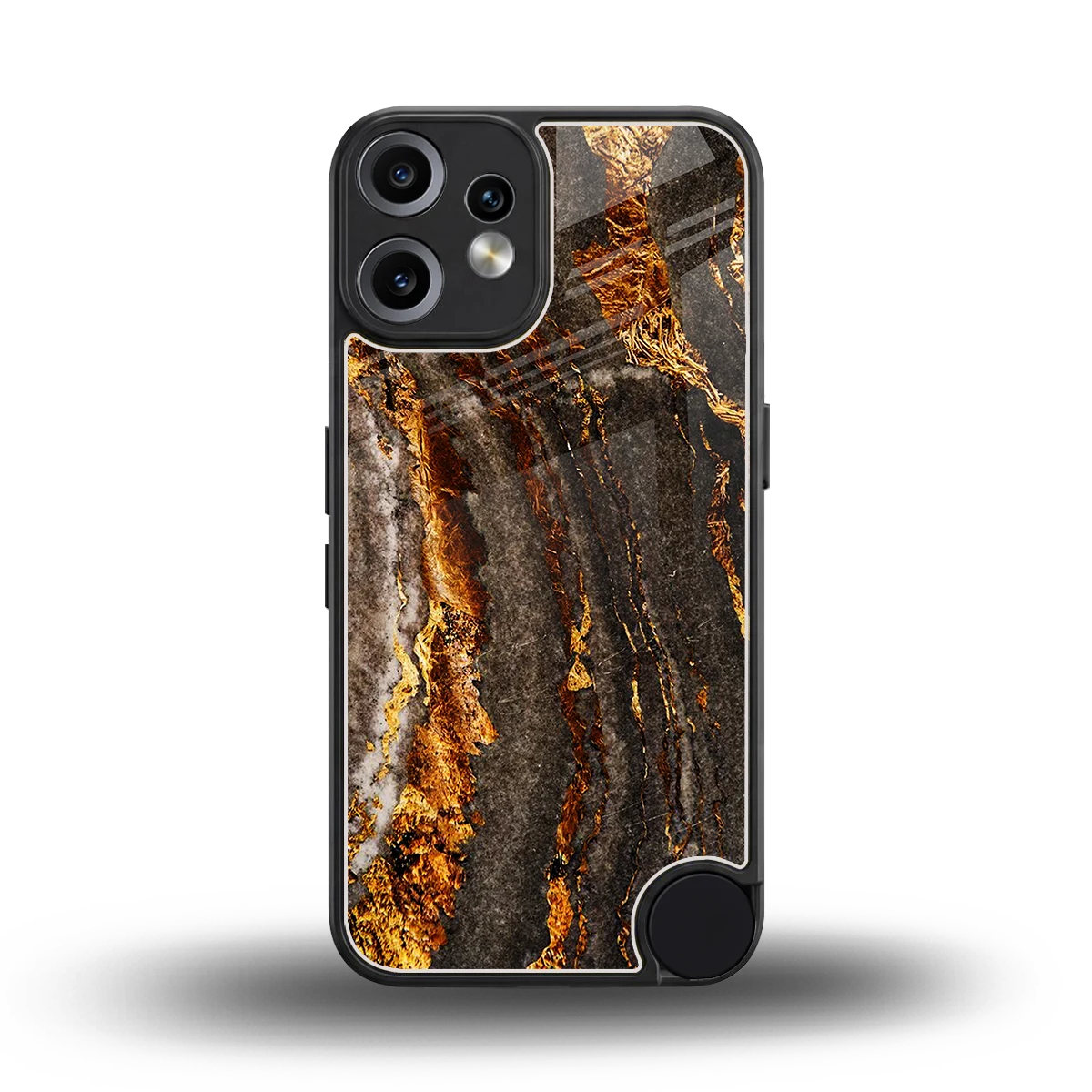 Golden Blaze back phone cover | glass case for cmf nothing phone 2 pro