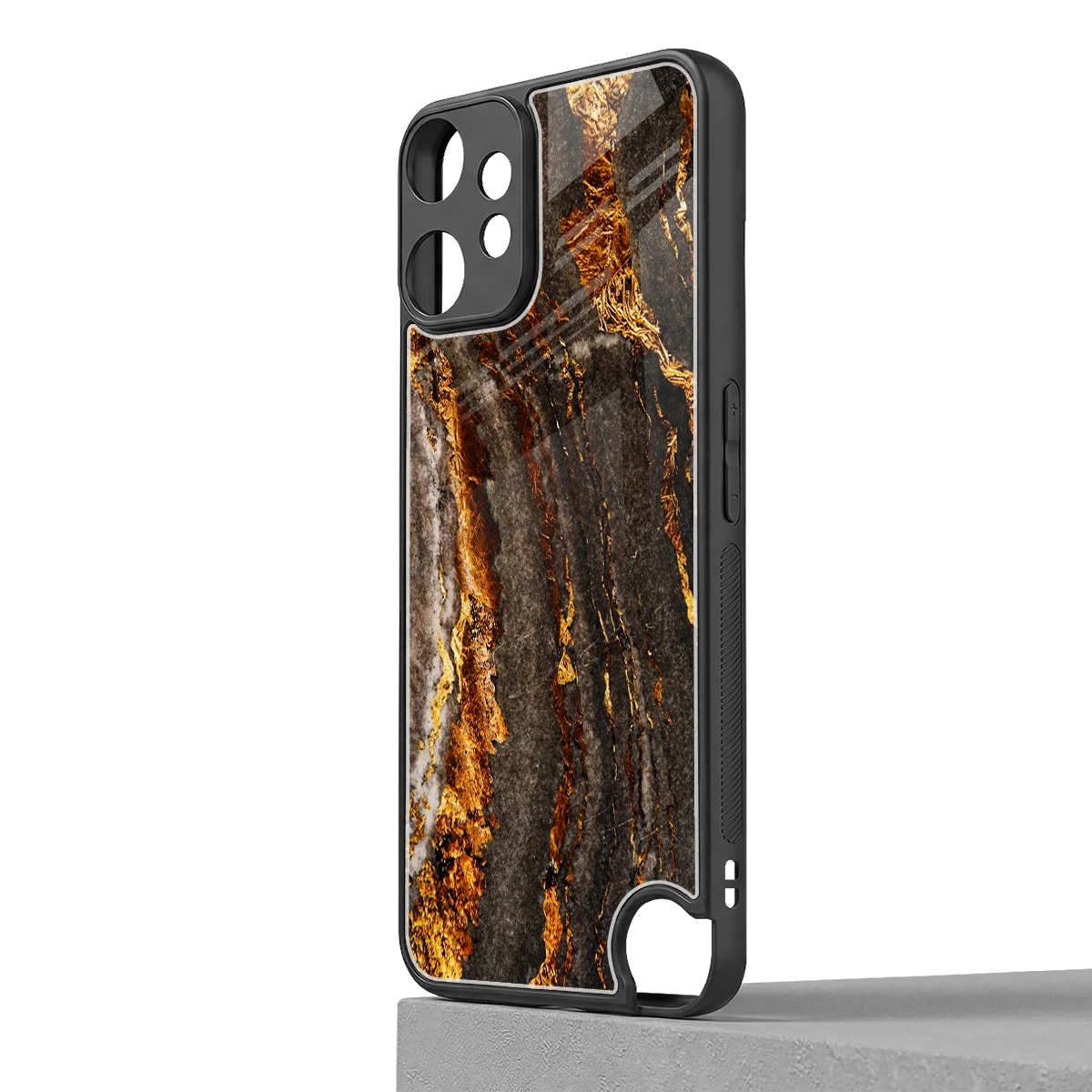 Golden Blaze cmf nothing phone 2 pro mobile cover | shockproof glass phone case