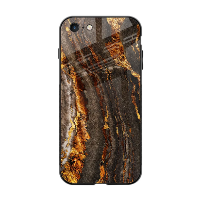 Golden Blaze back phone cover | glass case for iphone 6s plus