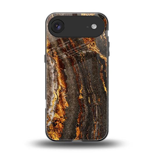 Golden Blaze back phone cover | glass case for iphone air