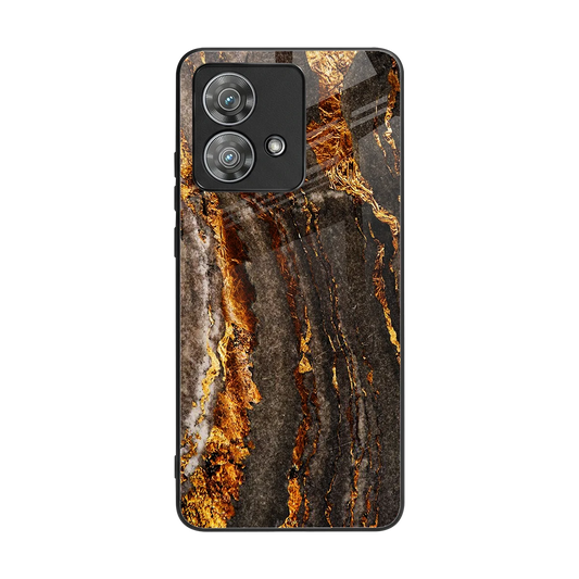 Golden Blaze back phone cover | glass case for motorola edge 40 neo 5g