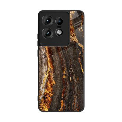 Golden Blaze back phone cover | glass case for motorola edge 50 pro
