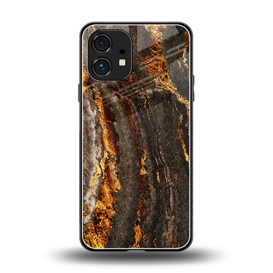 Golden Blaze back phone cover | glass case for nothing phone 1