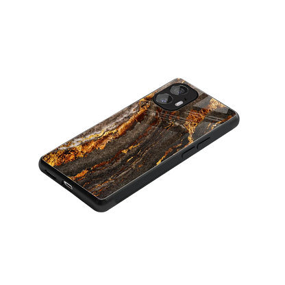 Golden Blaze stylish phone case for nothing phone 2 | glossy glass and slim fit