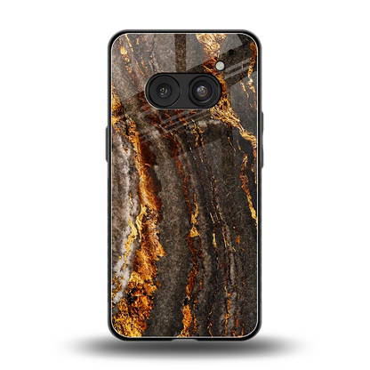 Golden Blaze back phone cover | glass case for nothing phone 2a plus
