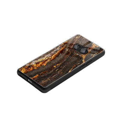 Golden Blaze stylish phone case for nothing phone 2a plus | glossy glass and slim fit