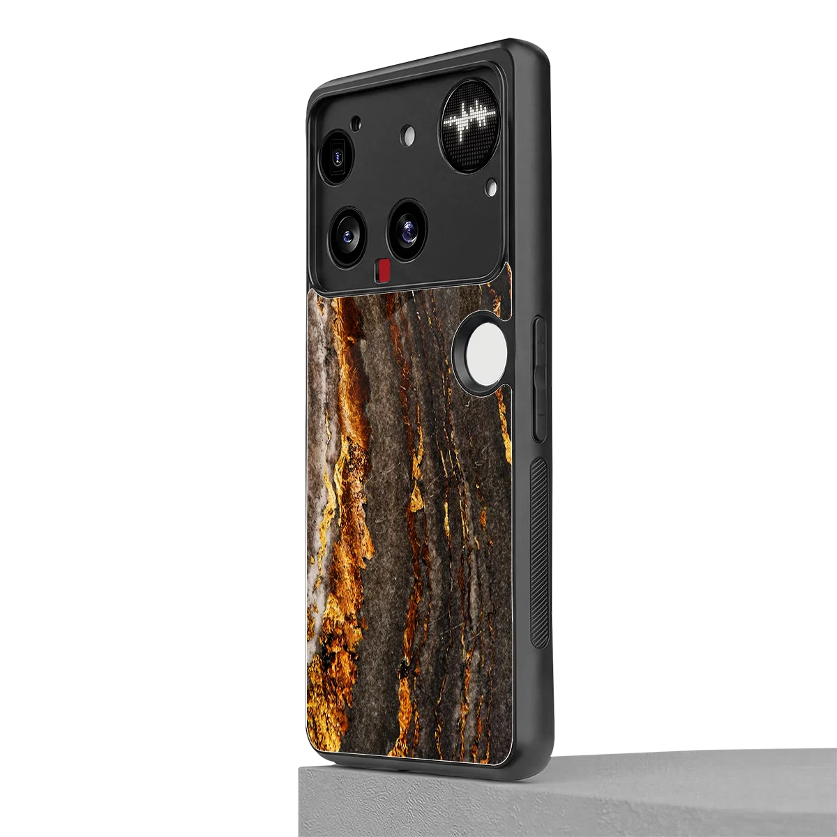 Golden Blaze nothing phone 3 mobile cover | shockproof glass phone case