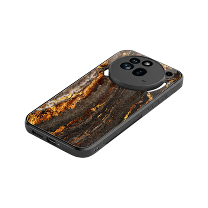 Golden Blaze stylish phone case for nothing phone 3a pro | glossy glass and slim fit