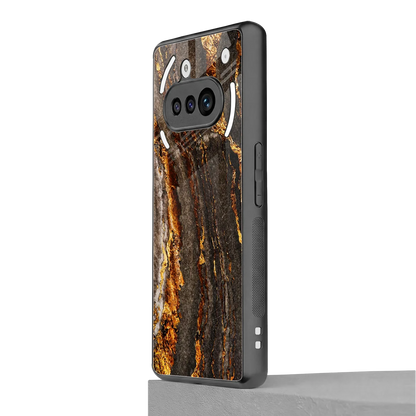 Golden Blaze nothing phone 3a mobile cover | shockproof glass phone case