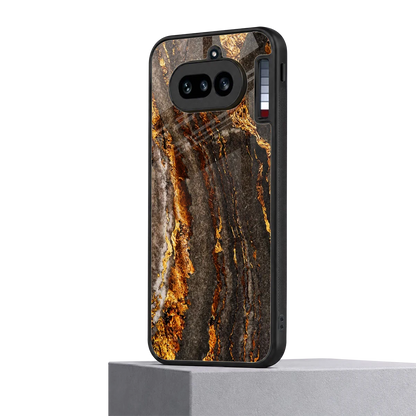Golden Blaze nothing phone 4a mobile cover | shockproof glass phone case